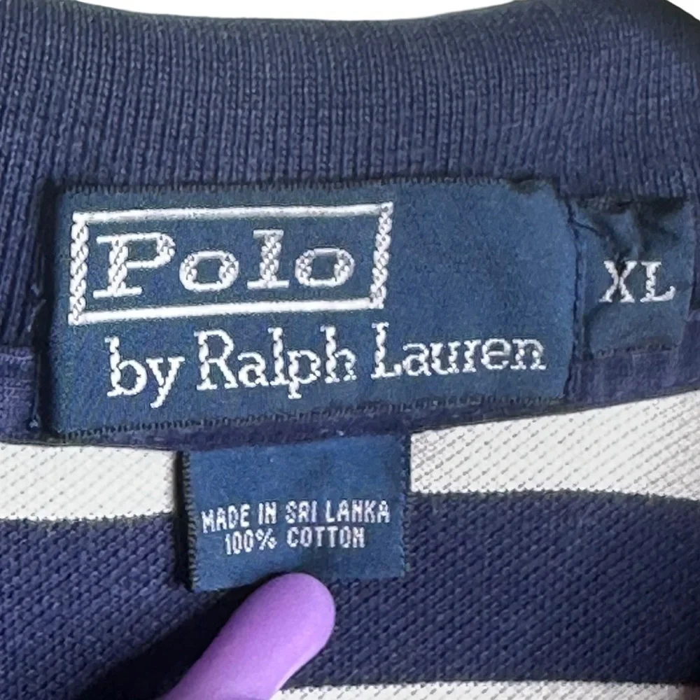 🔴 5 for $40 SALE!
Polo Ralph Lauren Men’s Blue White Striped Polo Shirt sz XL - Picture 2 of 9
